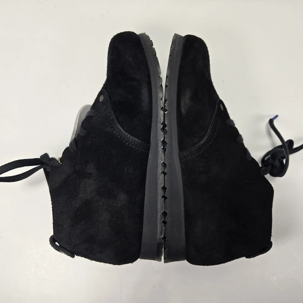 Birkenstock Dundee Plus Black Suede Shoes Women's Size EU 38 Narrow US 7-7.5